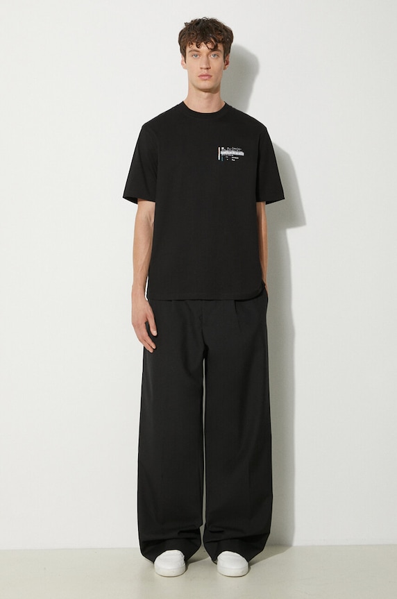 STAMPD cotton t-shirt SLA.M3229TE.BLK black SS24