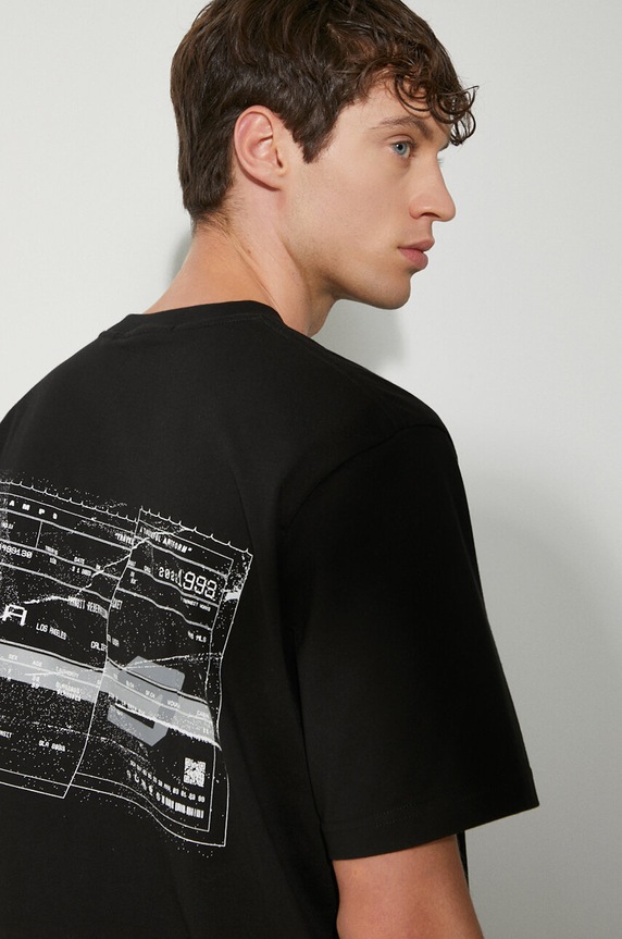 STAMPD cotton t-shirt SLA.M3229TE.BLK black