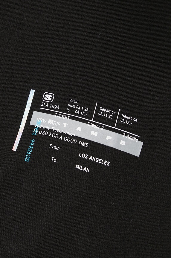 STAMPD cotton t-shirt SLA.M3229TE.BLK