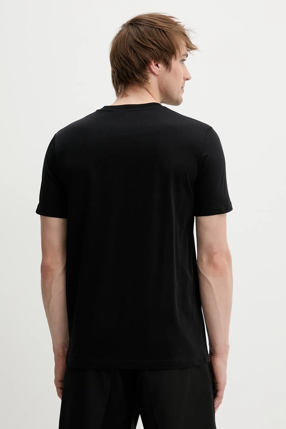 Odzież Iceberg t-shirt bawełniany F02N.6325 czarny