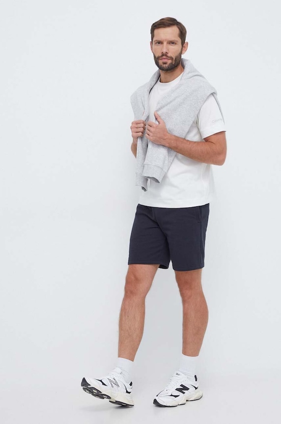 Calvin Klein Performance t-shirt treningowy 00GMF3K131 szary AW23