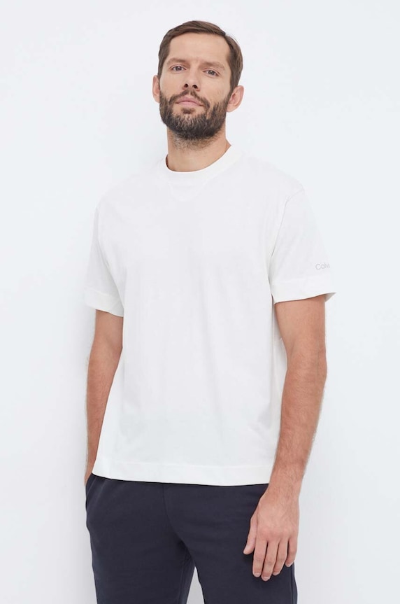 Calvin Klein Performance t-shirt treningowy szary 00GMF3K131