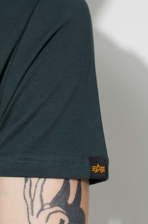 Alpha Industries t-shirt in cotone Basic T Small Logo 188505.353