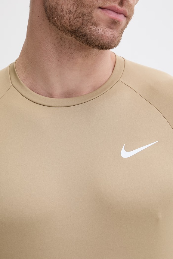 Nike t-shirt κολύμβησης ανδρικό πράσινο NESSA586