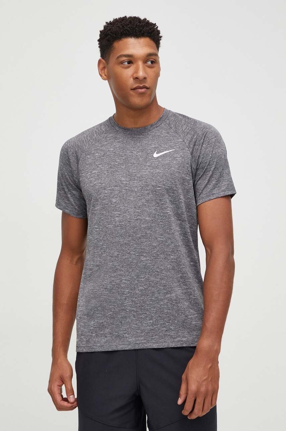 Nike t-shirt κολύμβησης ανδρικό NESSA589 γκρί SS26