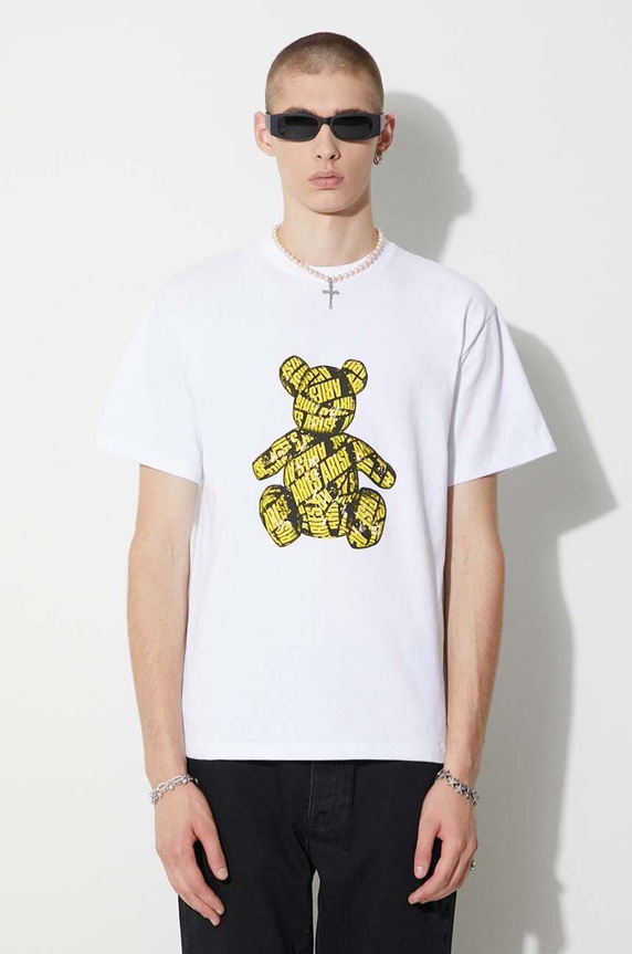 Aries cotton t-shirt regular white FUAR60003