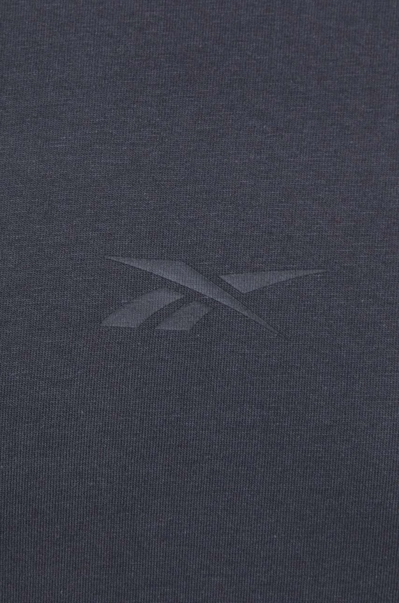 Βαμβακερό μπλουζάκι Reebok 100070664 γκρί