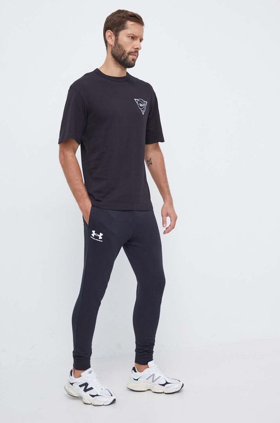 Bavlněné tričko Reebok Classic Basketball 100068516 černá AW23