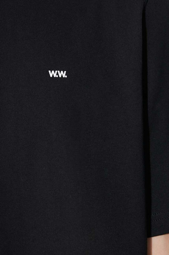 Хлопковая футболка Wood Wood Essential sami classic t-shirt 20005711.2491