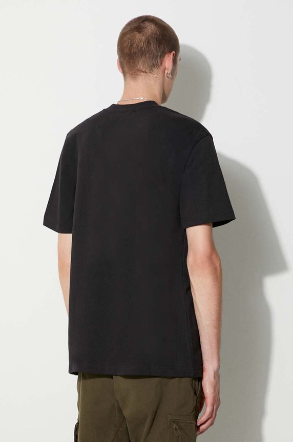 Odzież Han Kjøbenhavn t-shirt bawełniany M.132953 czarny