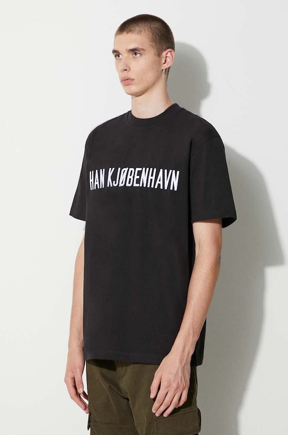 Han Kjøbenhavn t-shirt bawełniany czarny M.132953
