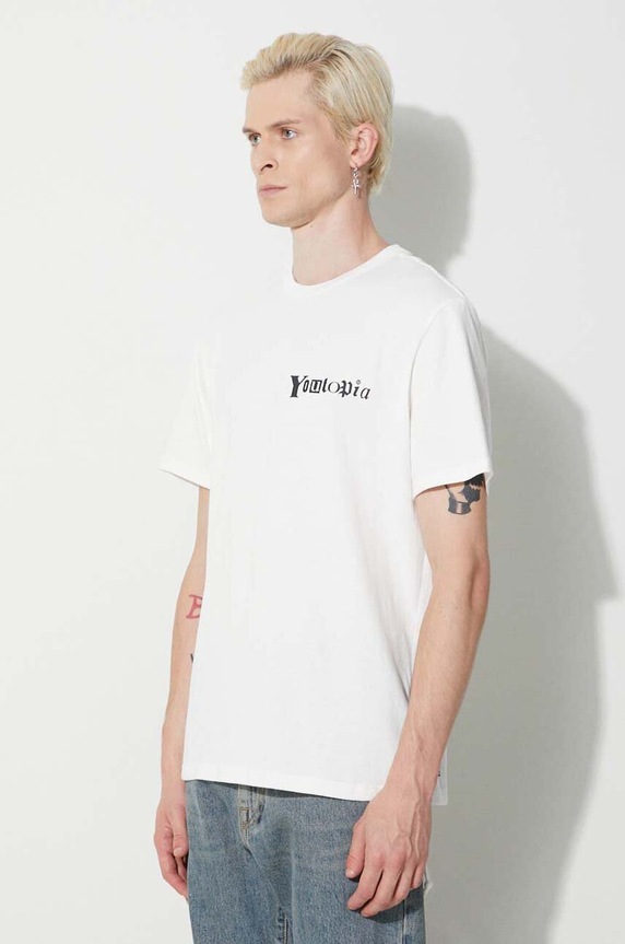 Pamučna majica KSUBI bijela MFA23TE016