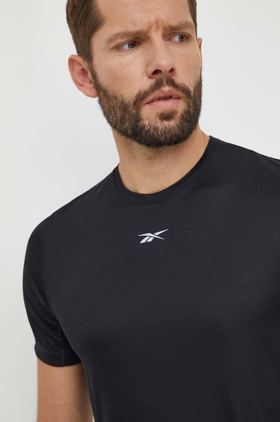 Reebok futós póló fekete 100070571