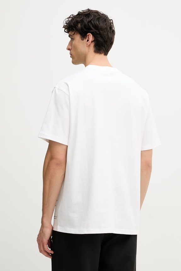 Odzież Puma T-shirt męski bawełniany PUMA x PLEASURES Typo Tee 620878 biały