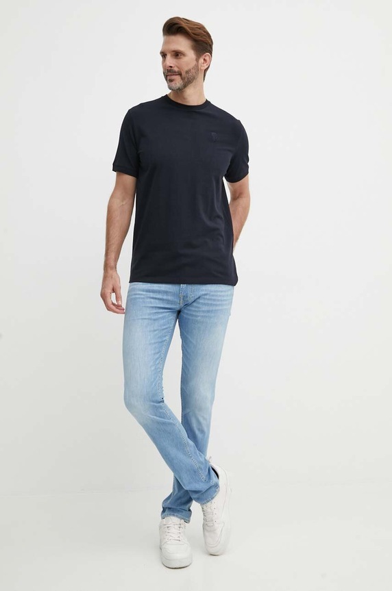 Karl Lagerfeld t-shirt 542221.755055 granatowy SS24