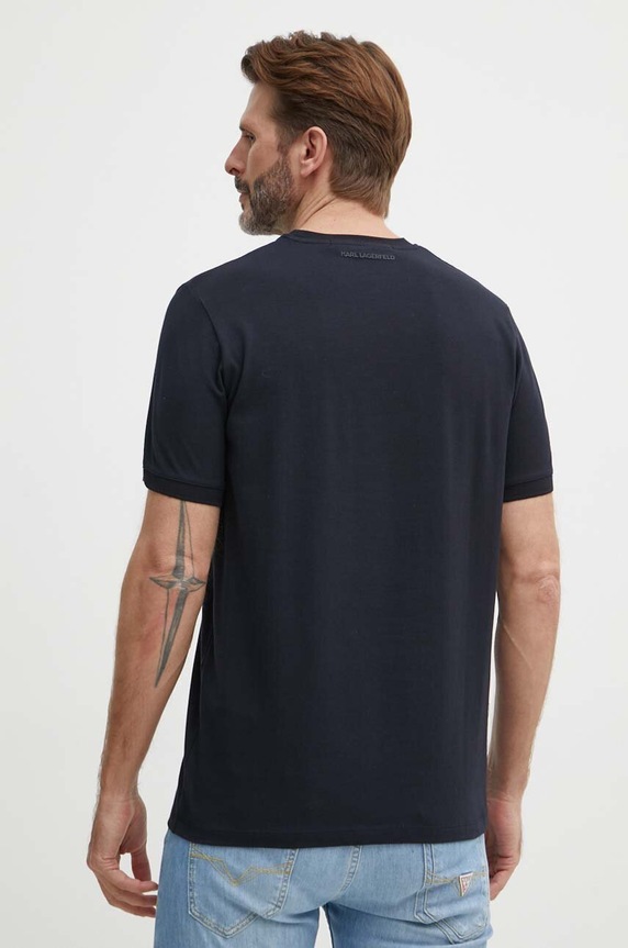Odzież Karl Lagerfeld t-shirt 542221.755055 granatowy
