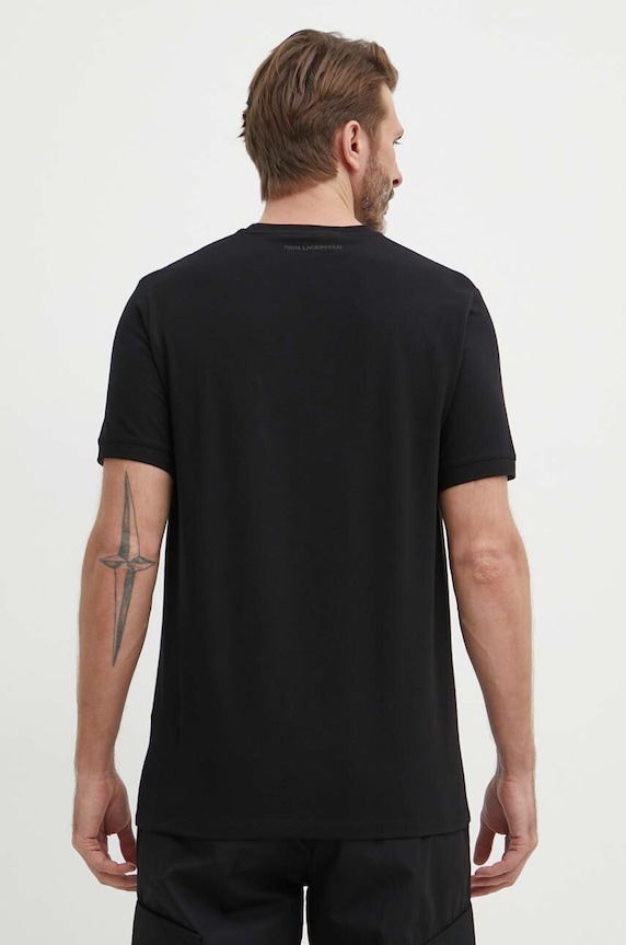 Odzież Karl Lagerfeld t-shirt 542221.755055 czarny