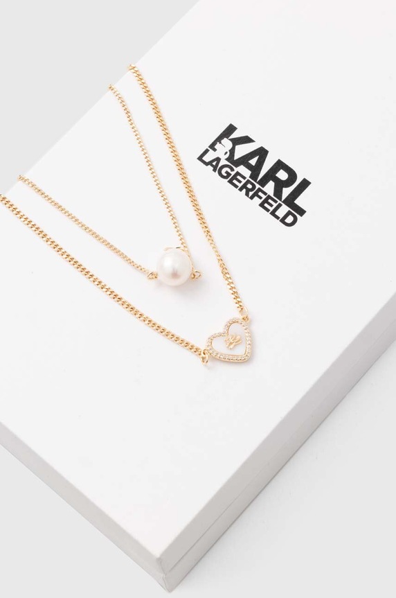 Karl Lagerfeld naszyjnik złoty 245W3935