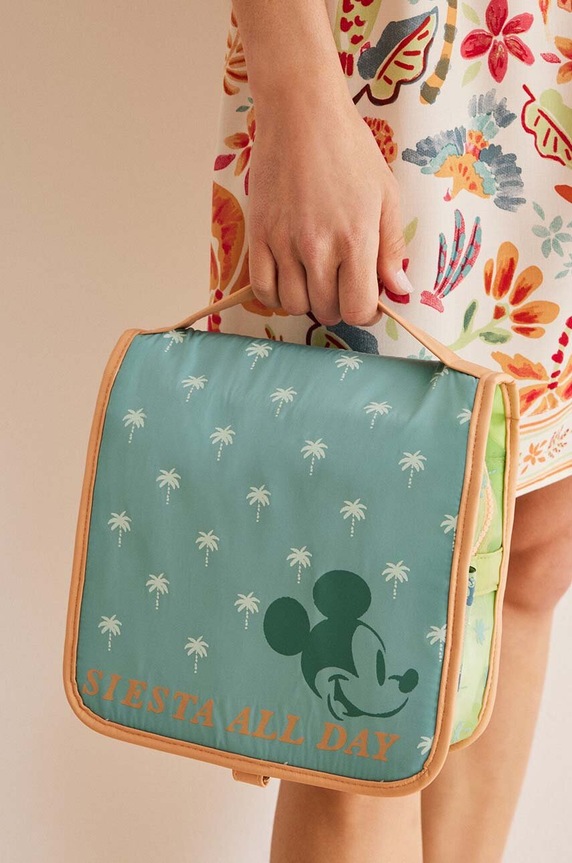 Kozmetická taška women'secret Mickey zelená 4847892