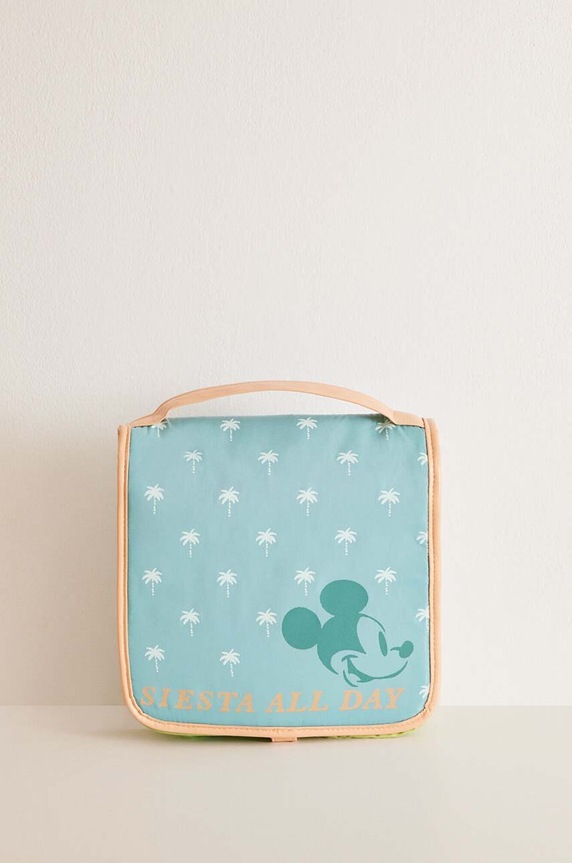 Kozmetická taška women'secret Mickey 4847892 zelená AW24
