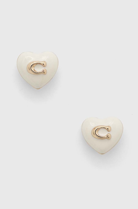 Uhani Coach bela 479226GLD100