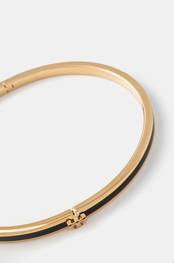 Tory Burch bransoletka Thin Kira Enamel 152856.720 czarny SS25