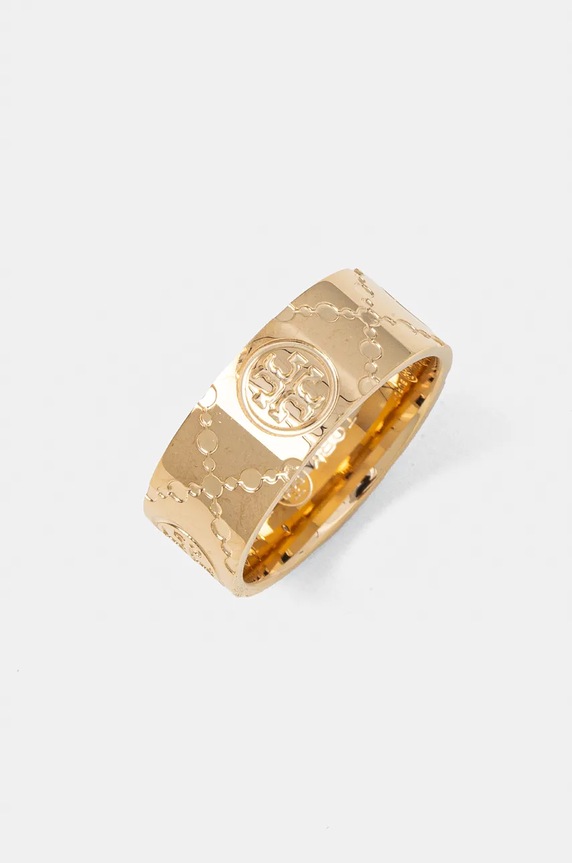 Tory Burch pierścionek T Monogram złoty 159311.720