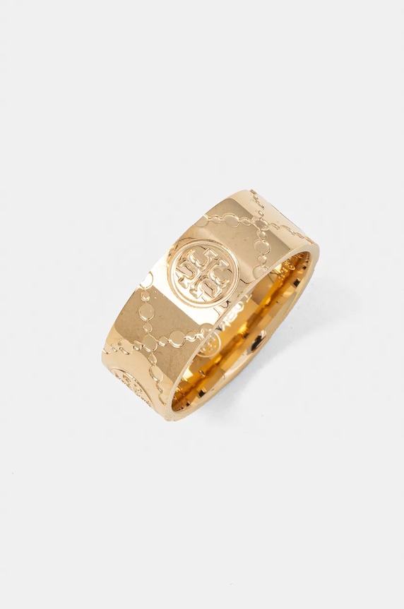 Tory Burch pierścionek T Monogram złoty 159311.720