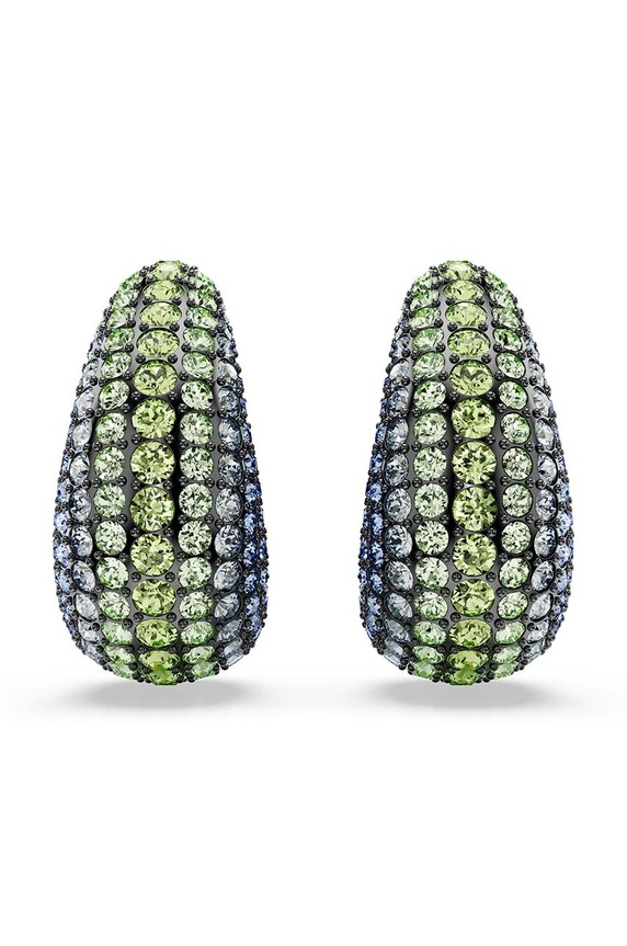 Swarovski klipsy SUBLIMA kryształ Swarovskiego zielony 5692111