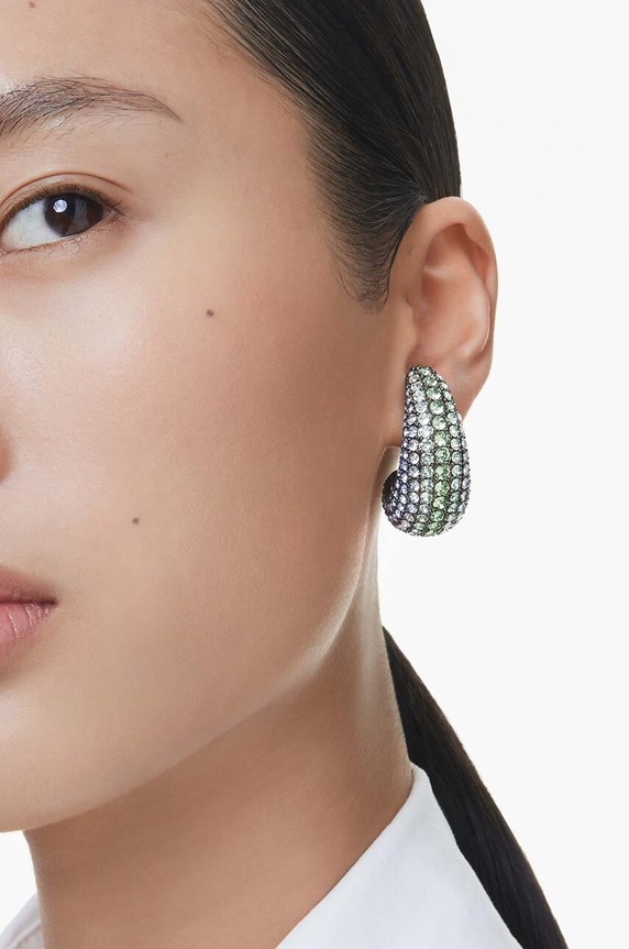 Akcesoria Swarovski klipsy SUBLIMA 5692111 zielony