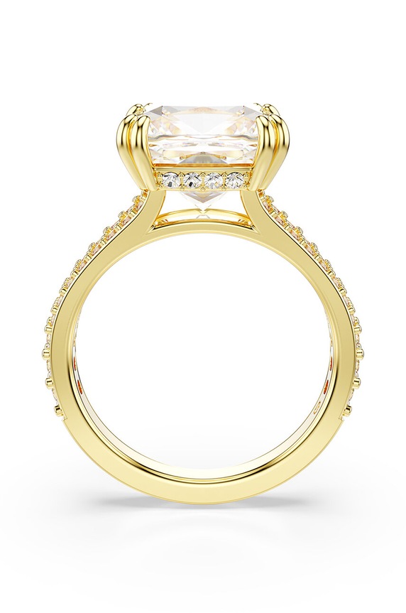 Prsteň Swarovski STILLA zlatá 5693503