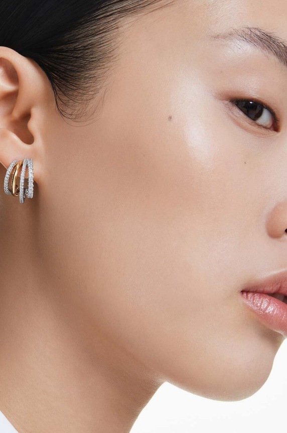 Swarovski orecchini HYPERBOLA 5689718 oro AW24