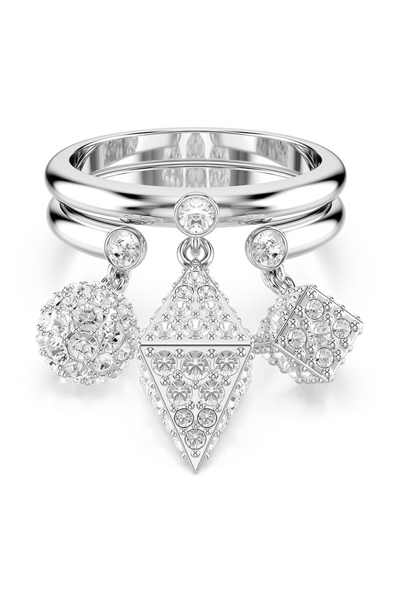 Prsteň Swarovski DEXTERA 2-pak Swarovski krištáľ strieborná 5701829