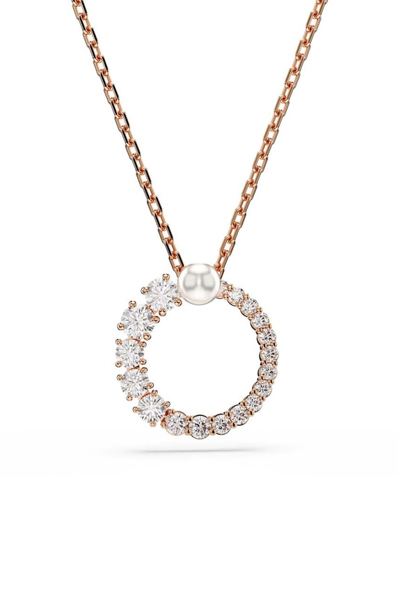 Swarovski naszyjnik MATRIX cyrkonia złoty 5692265
