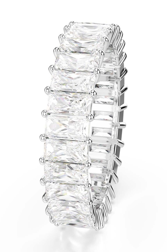 Doplňky Prstýnek Swarovski MATRIX 5693406 stříbrná