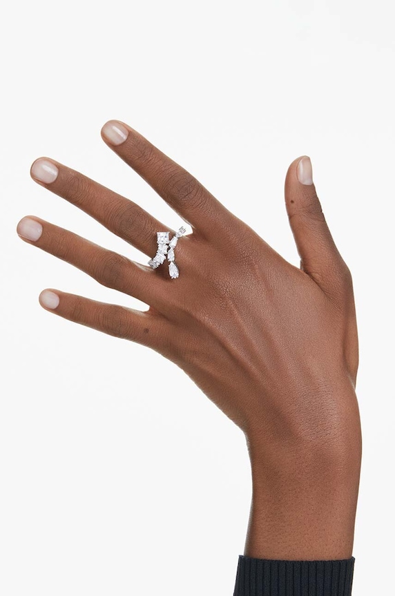 Prsteň Swarovski MATRIX 5705759 strieborná