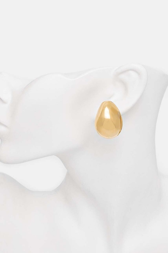 Akcesoria Coperni kolczyki Logo Earrings COPBI04725 złoty