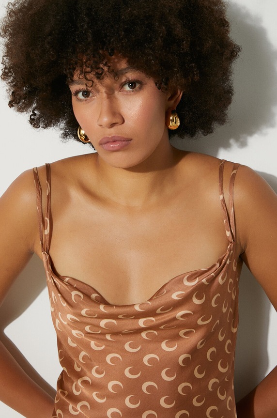 Coperni kolczyki Logo Earrings COPBI04725 złoty