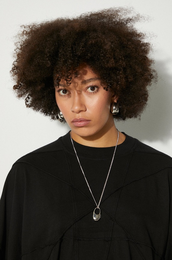 Coperni naszyjnik Locket Necklace COPBI12725 srebrny