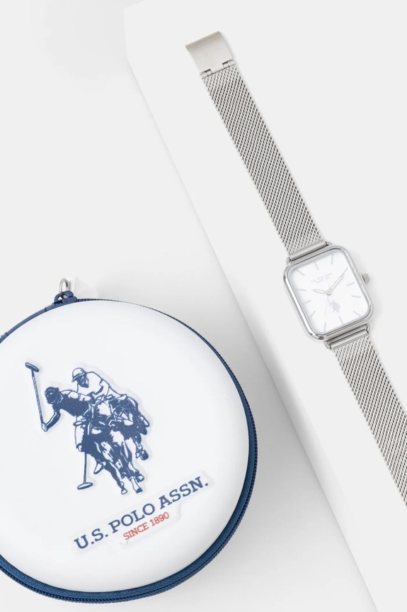 Hodinky U.S. Polo Assn. SYLVIE USP8332ST strieborná AW24