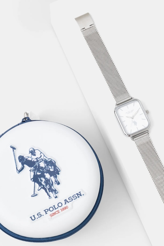 Hodinky U.S. Polo Assn. SYLVIE USP8332ST strieborná AW24