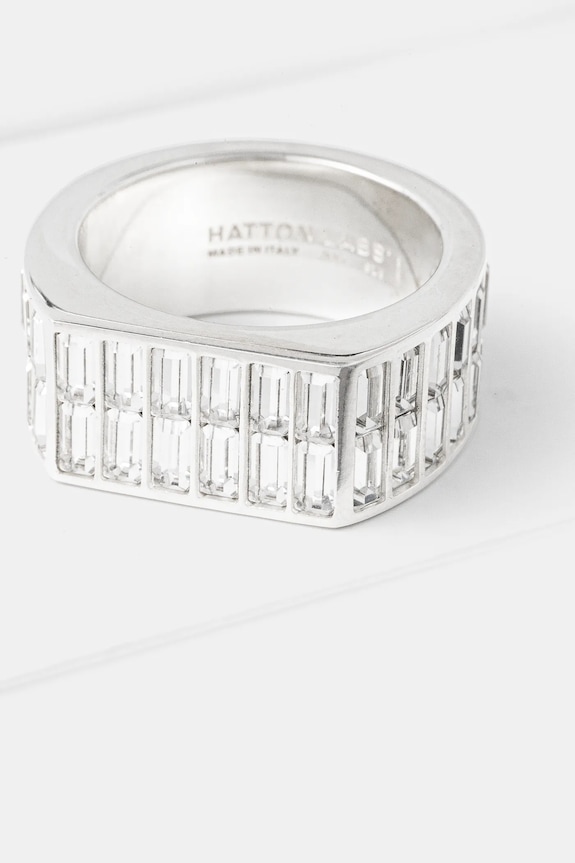 Stříbrný prsten HATTON LABS Mirage Ring HL.W4.291.01 stříbrná AW24