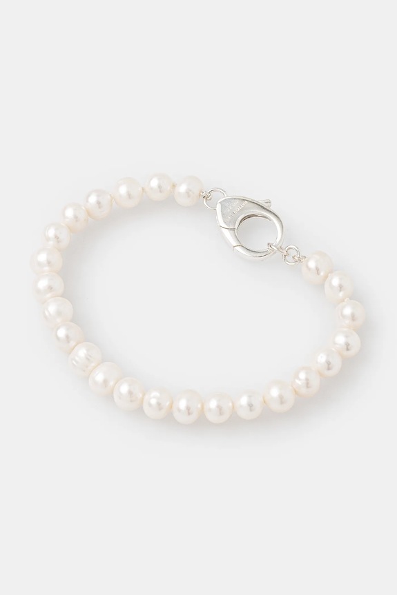 Браслет HATTON LABS Pearl Bracelet M серебрянный HL.W4.502.01