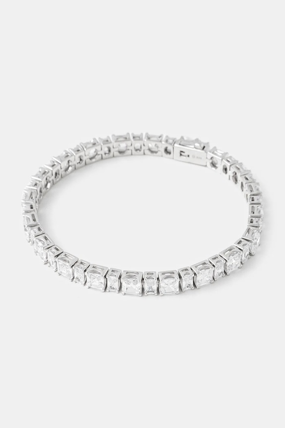 HATTON LABS brățară de argint Puzzle Tennis Bracelet zirconiu cubic argintiu HL.W4.854.01