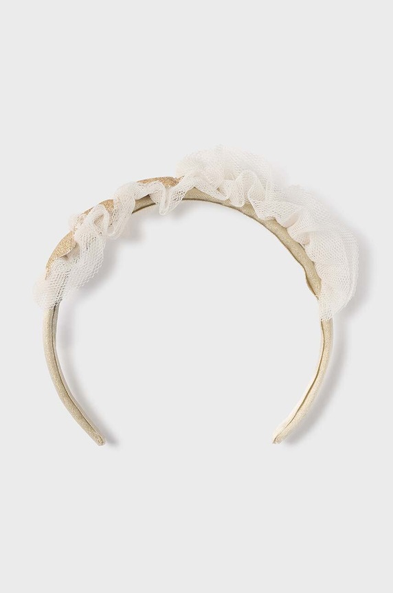 Mayoral opaska do włosów dziecięca 10778.4B.Bizuteria.9BYH beżowy AW24