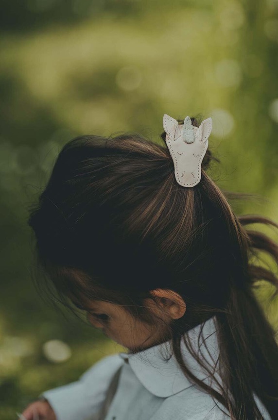 Detská sponka Donsje Josy Special Hairclip Unicorn ružová 6009004.