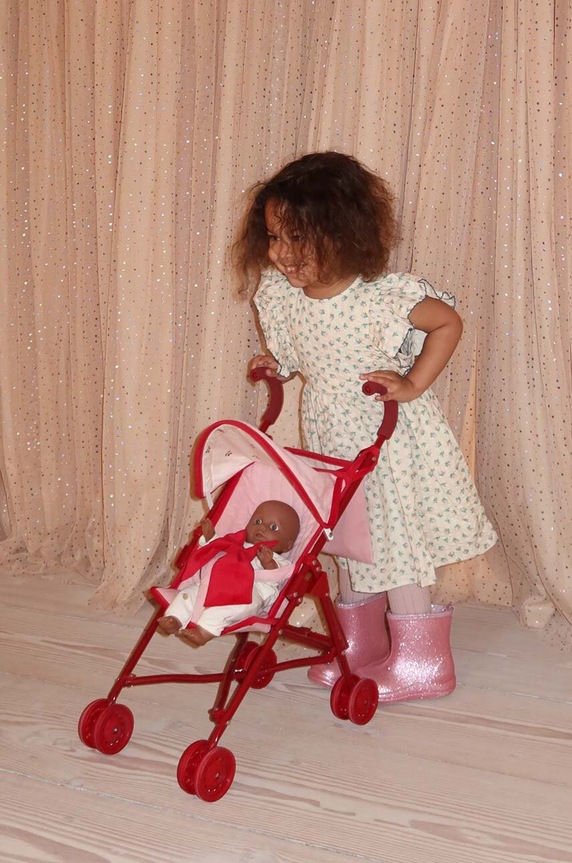 Konges Sløjd wózek dla lalek ZOE LULU DOLL STROLLER różowy KS101828