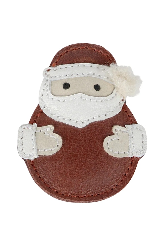Dětská sponka Donsje Wonda Hairclip Santa 6024606 červená AW24