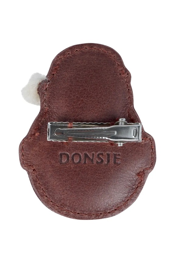 DÍVKA Dětská sponka Donsje Wonda Hairclip Santa 6024606 červená