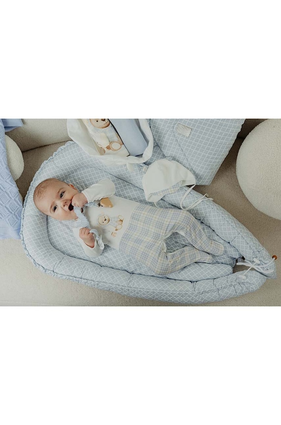 BIMBA Jamiks panolino neonato PETIT pacco da 2 PETIT.or.kom.pie.JZH248 blu